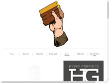 Tablet Screenshot of hydergraphics.com
